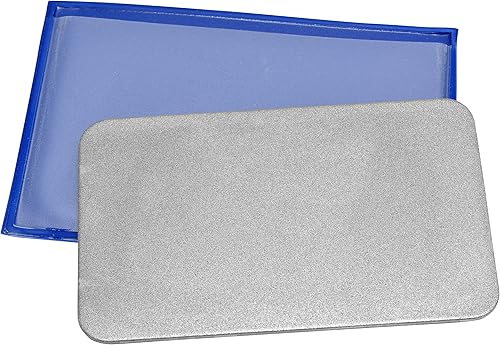 Miniatura 10 de DMT (Diamond Machining Technology) D3E - Afilador de cuchillos de 3 pulgadas de diámetro, grano extrafino, tamaño de tarjeta de crédito, tamaño