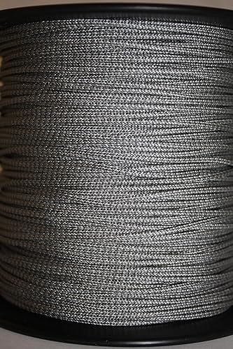 Plateado y negro moteado BCY  24D bucle cuerda liberación material 25