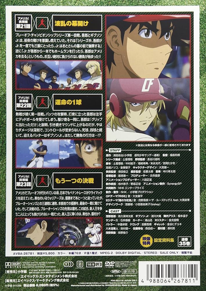 「メジャー」アメリカ!挑戦編 8th. Inning [DVD] Amazon.co.jp: 「メジャー」アメリカ!挑戦編 8th. Inning [DVD