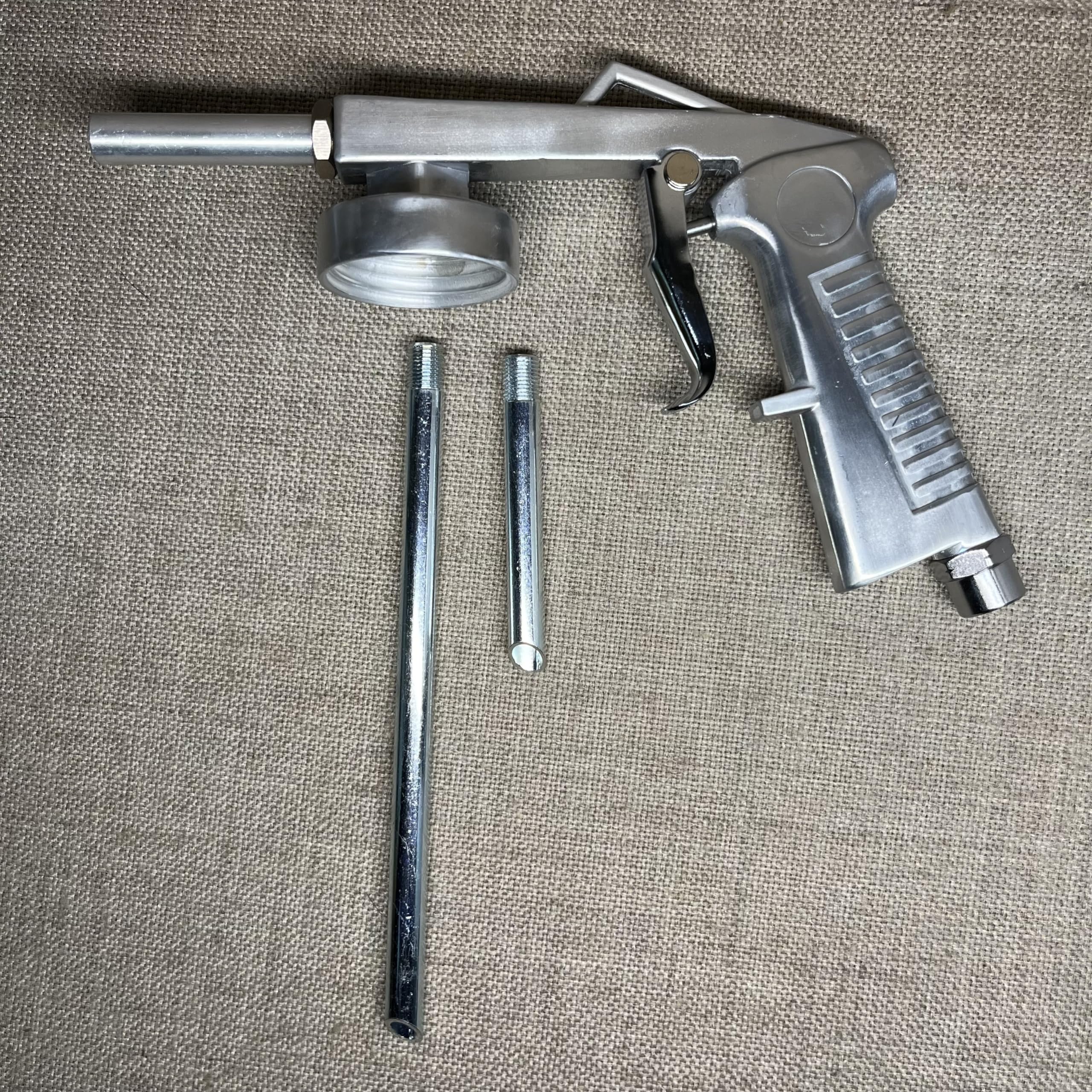 Standard Economy Undercoating Spray Gun, 3 Black Quart Bottles, and 50 Rust Plugs