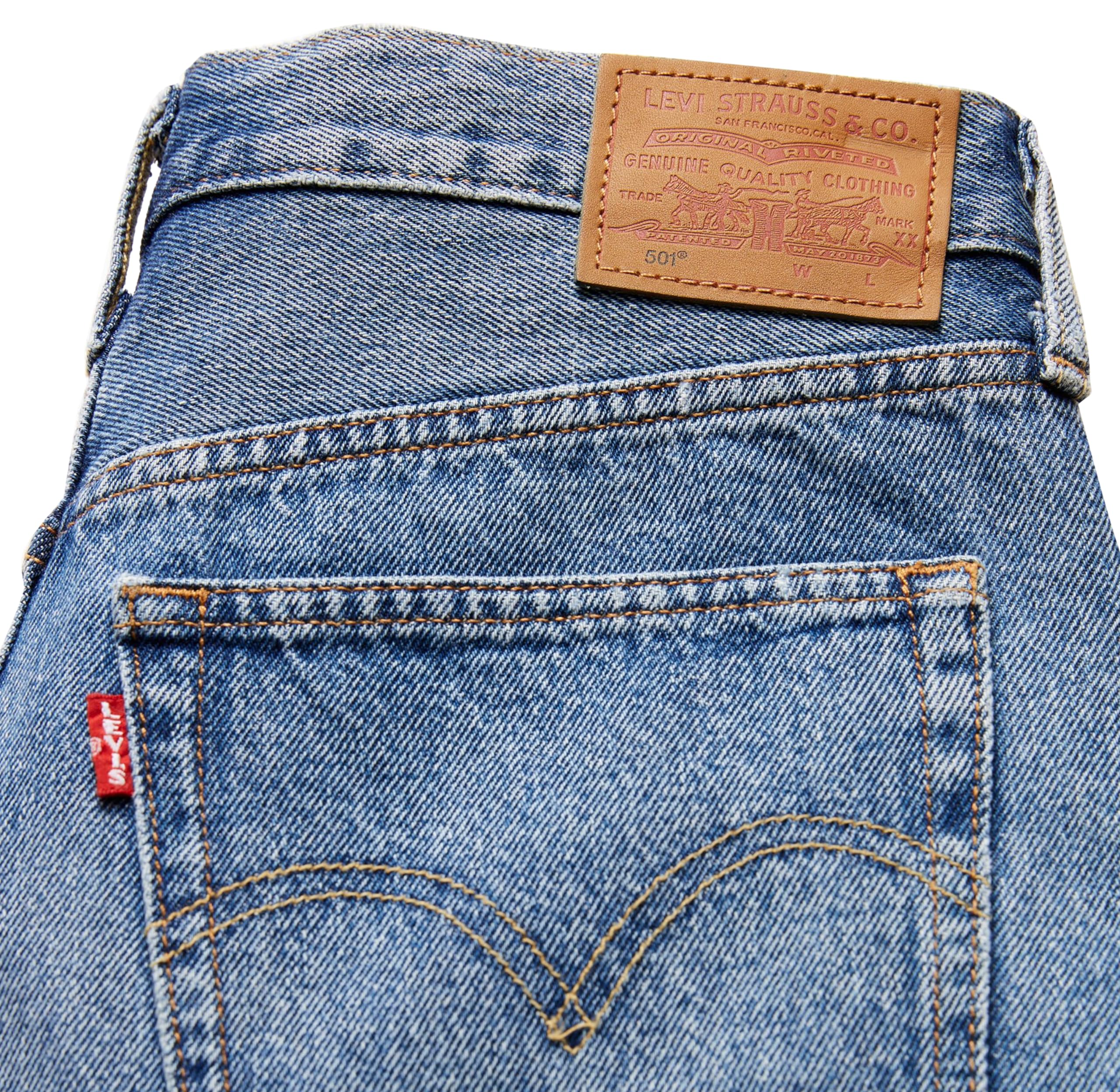 Levi's 501 Rolled Short Pantaloncini di Jeans Donna
