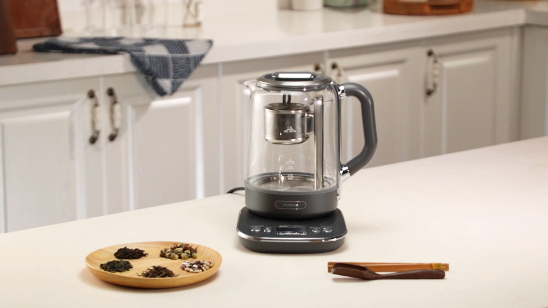 Amazon.com: Joydeem Hot Tea Maker, Glass Electric Kettle with Auto