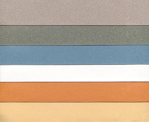 Miniatura 5 de Canson Artist Series Mi-Teintes - Papel pastel, colores surtidos, bloc plegable, 9 x 12 pulgadas, 24 hojas (98 libras160g) - Papel de artista para