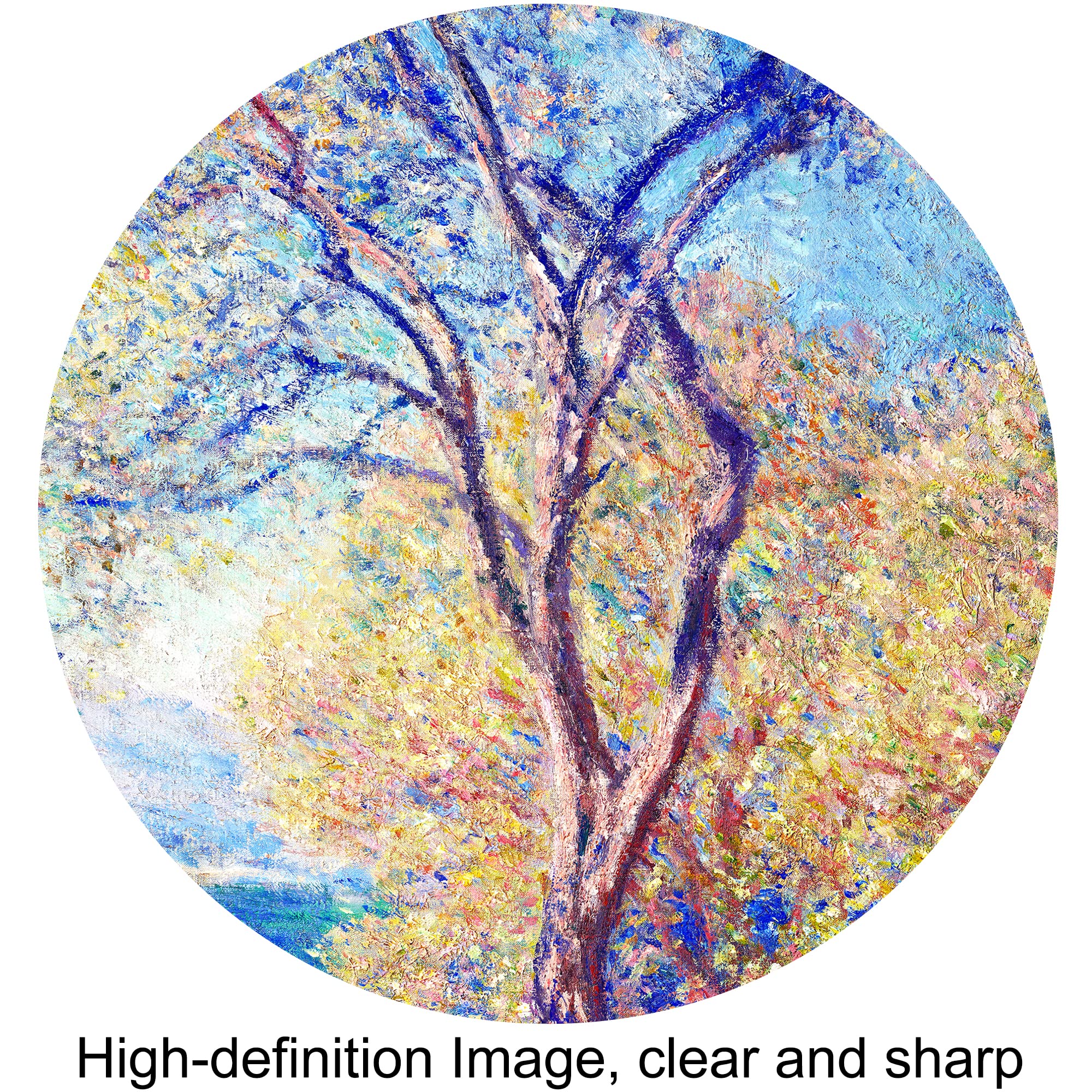 Amazon.co.jp: クロード・モネ作サリス庭園から見たアンティーブ 額装