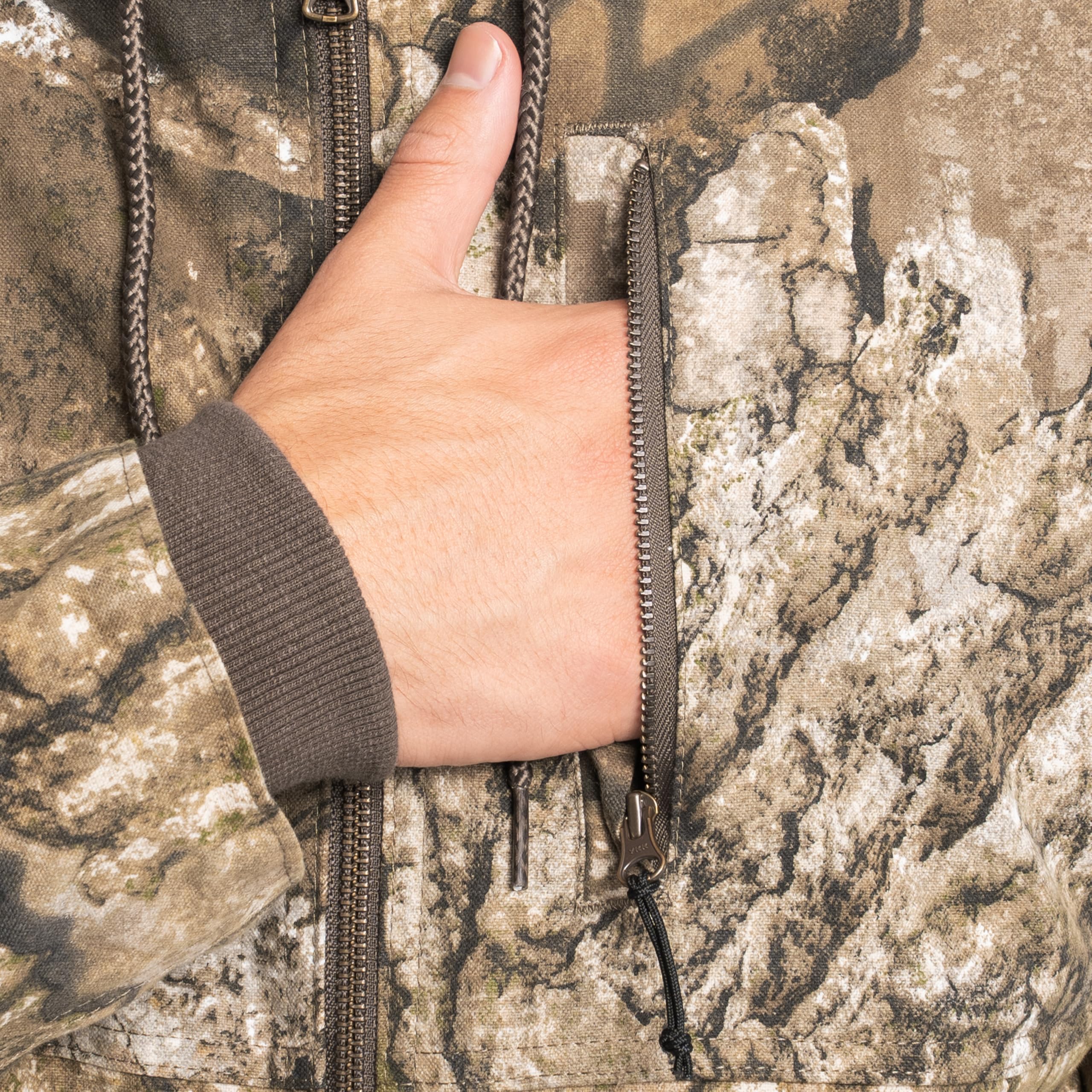 Realtree Herren Sherpa Lined Bomber Jacket With Utility Pocket Oberbekleidungsjacken (1er Pack)