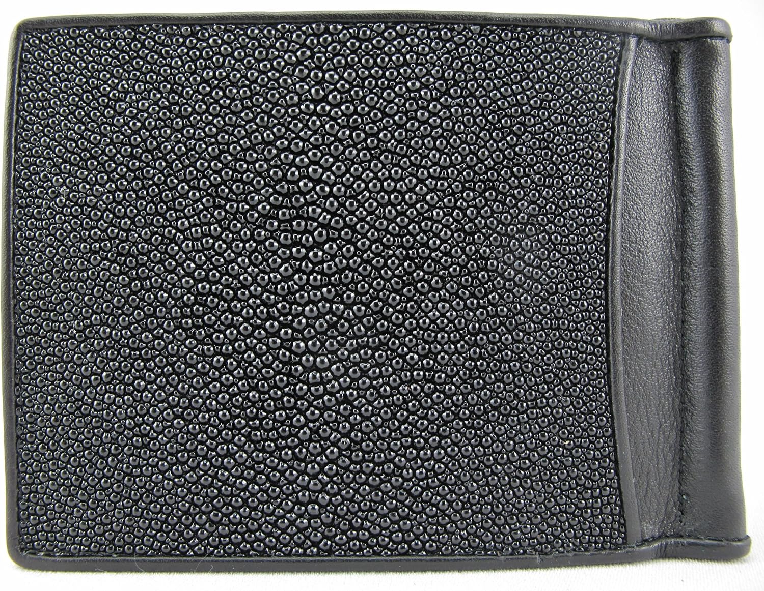 Genuine Stingray Skin Money Clip Slim Fold Wallet - Image 3