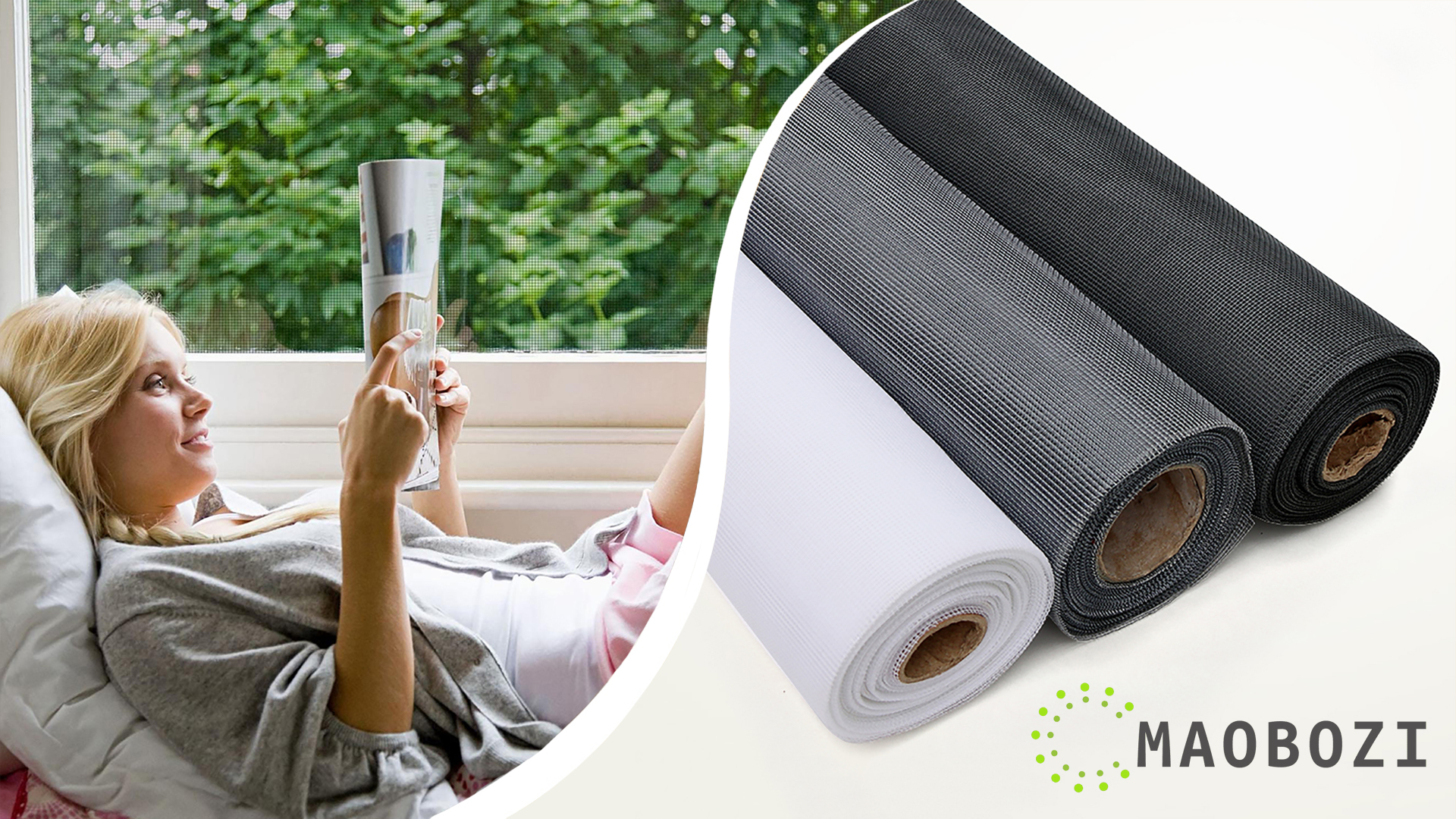 Rete Zanzariera Fibra Vetro 1.5x7m - Rotolo Anti-Zanzare Tagliabile Per Finestre E Porte, Grigio - Foto 8