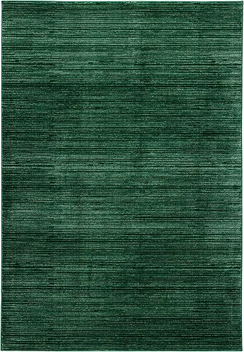 Miniatura 2 de SAFAVIEH Vision Collection VSN606Y -Tapete de 4 pies x 6 pies, verde oscuro, moderno, ombré, no desprende pelo, fácil cuidado, para zonas de alto
