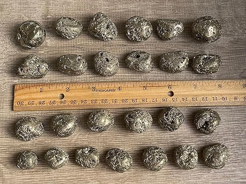 Miniatura 467 de GAF TREASURES Piedras pulidas de ojo de tigre de 1/2 libra, piedra preciosa natural pulida, cristales curativos de ojo de tigre (ojo de tigre)