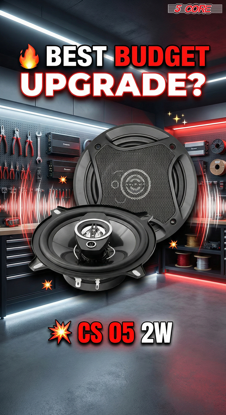 Amazon.com: 5 CORE Car Two Way Speaker System 5 Inch Pro 350 Watt