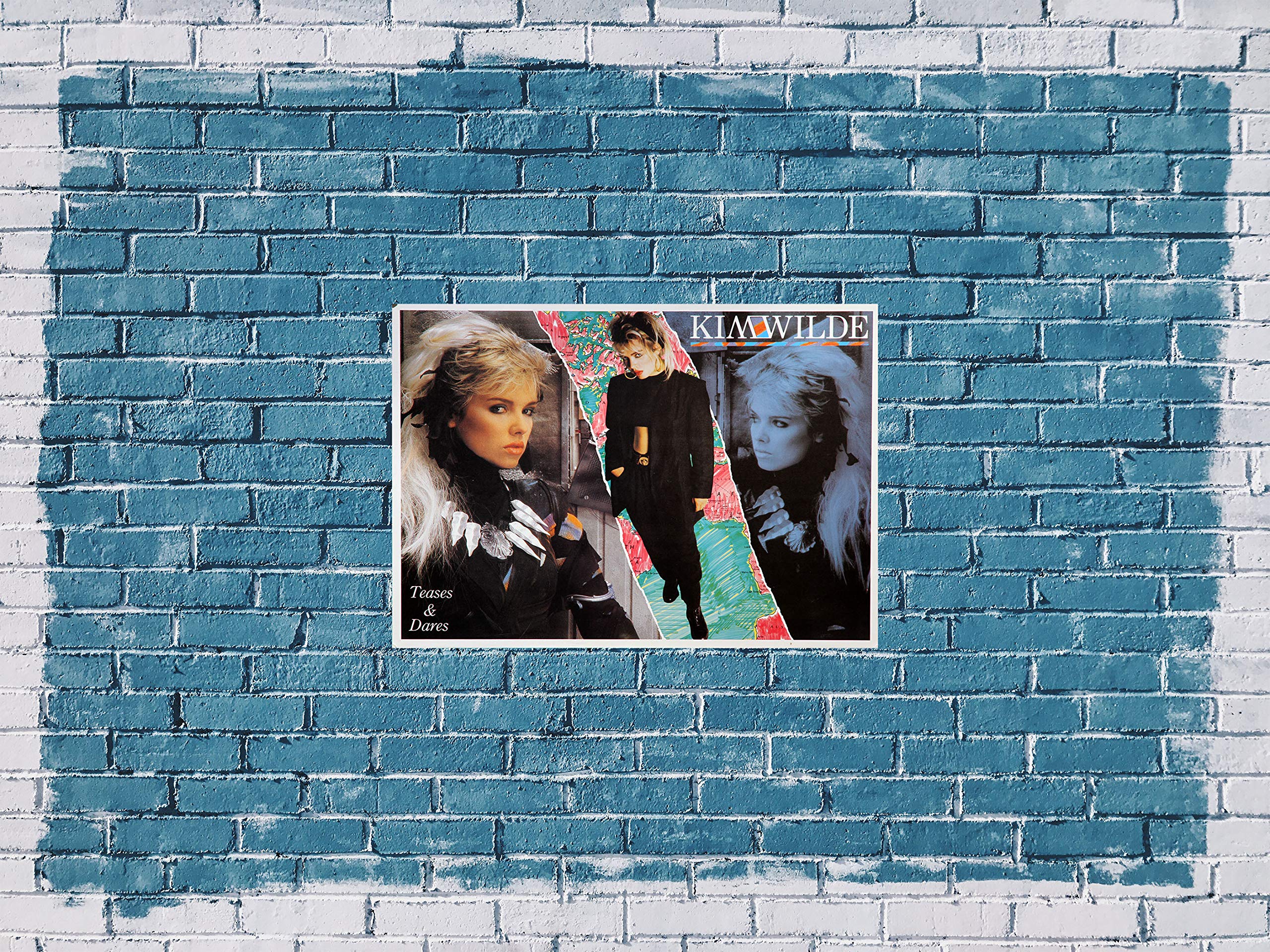 Premium Poster/Plakat | DIN A1 | Wanddeko | Live Konzert Veranstaltung » Kim Wilde - Teases & Dares, 1984 «
