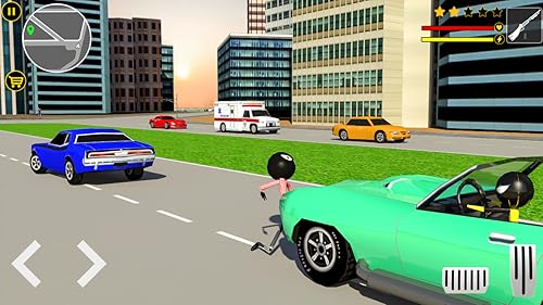 Spider Stickman Games : Las Vegas City Gangster
