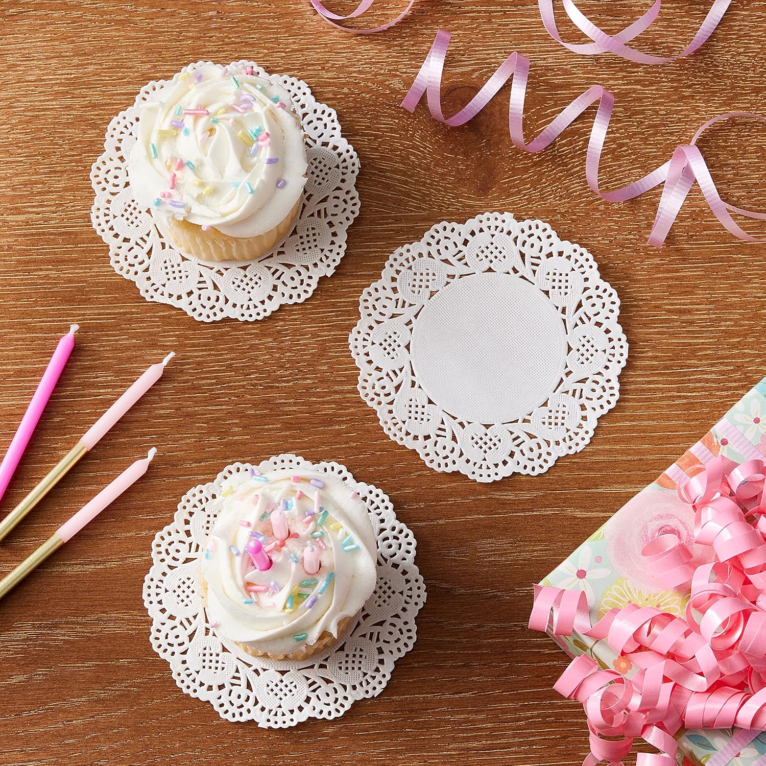 Celebrate It 4" Paper Doilies, 12 Packs: 30 ct. (360 total)