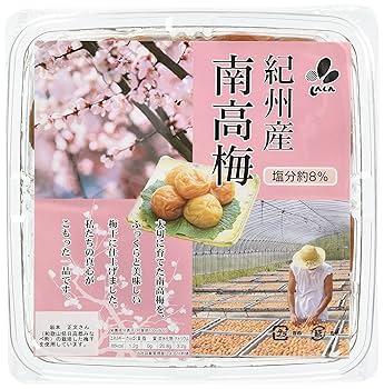 Amazon | 新進 紀州産南高梅(角) 500 500g | 新進 | 梅干し 通販