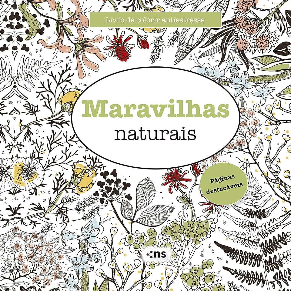 LIVRO DE COLORIR ANTIESTRESSE MARAVILHAS NATURAIS