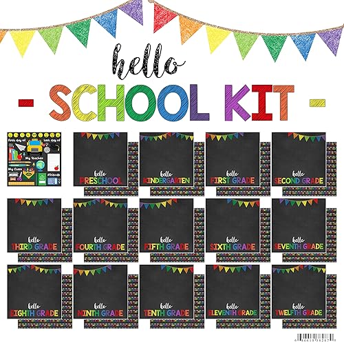 Scrapbook Customs Kit de álbum de recortes de papel Hello School