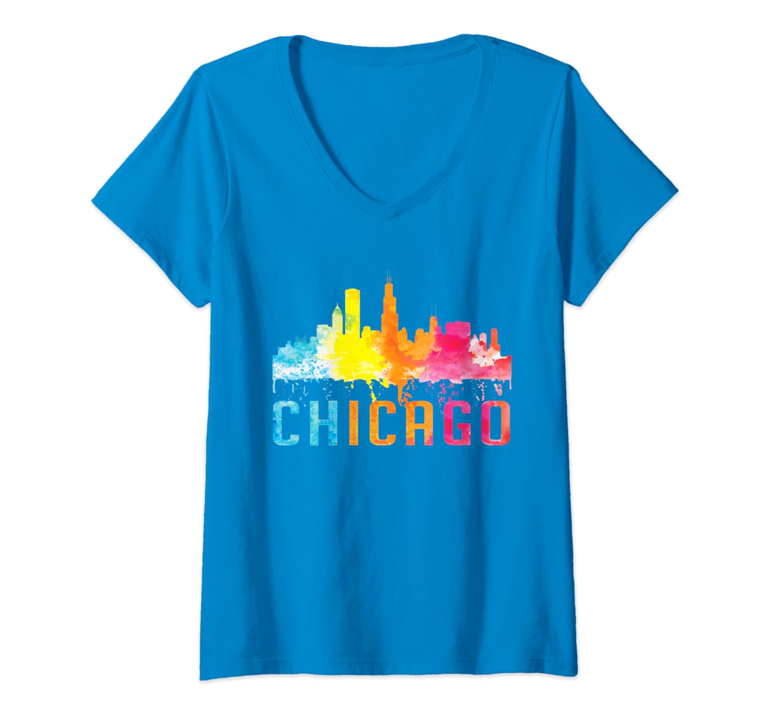 Amazon.com: Chicago Illinois - Camiseta de manga corta para ...