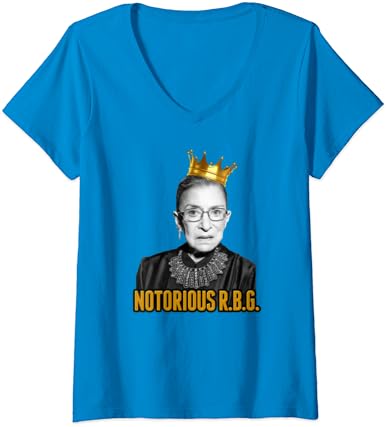 Rbg tee shirts v neck Clearance