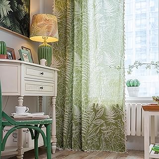 Sutuo Home Boho Curtain 84 Inches Length for Bedroom, Printed Cotton Linen Rod Pocket Rustic Farmhouse Bohemian Tassels Window Treatment, 1 Panel 59