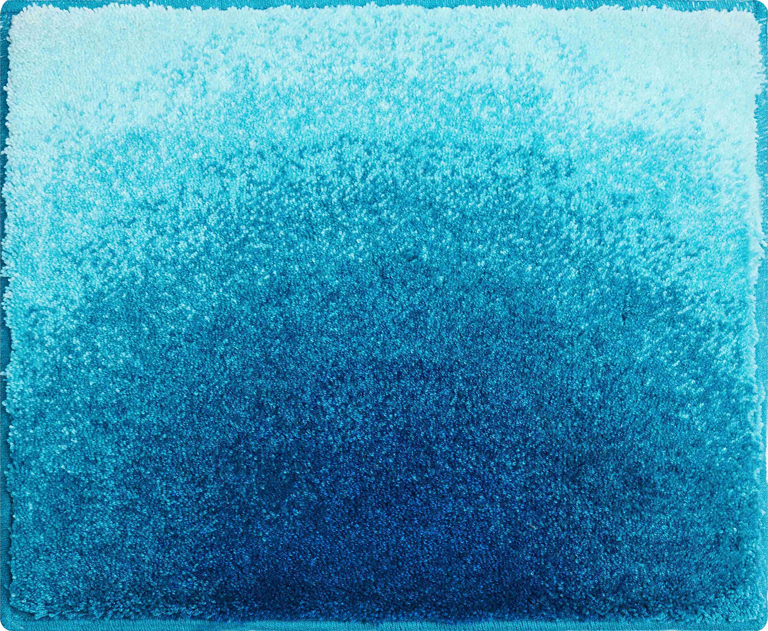 Grund Tapis de Bain, Ultra Doux et Absorbant, Antidérapant, 5 Ans de Garantie, Sunshine, Petit Tapis 50x60 cm, Turquoise