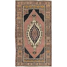 4.3x7.7 Ft Oriental Carpet from 1960s, Traditional Handmade Turkish Rug for Home &amp; Office. C1313