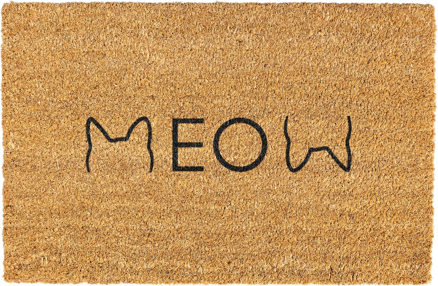 Generic Outdoor Indoor Welcome Mats, Cute Cat Front Doormat, Non Slip Durable Entrance Rugs for Front Door, Inside Outside Entry, Porch, Resist Dirt, Easy to Clean Door mat, Onesize, Meow