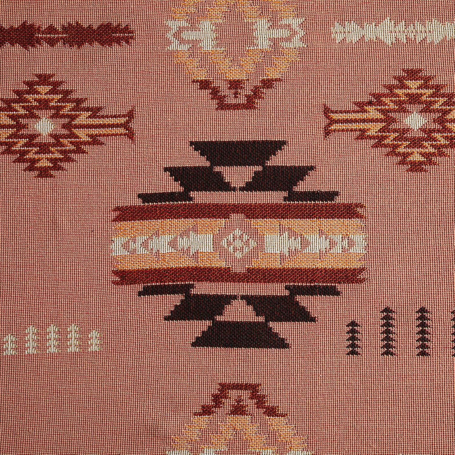 Signature Southwest Throw Blanket for Couch Bed, Cotton Woven Southwestern Navajo Throws Tapestry Cover for Living Room Chair Sofa Decorative w/Boho Fringe, 50x60 (1711-1609 TAN)