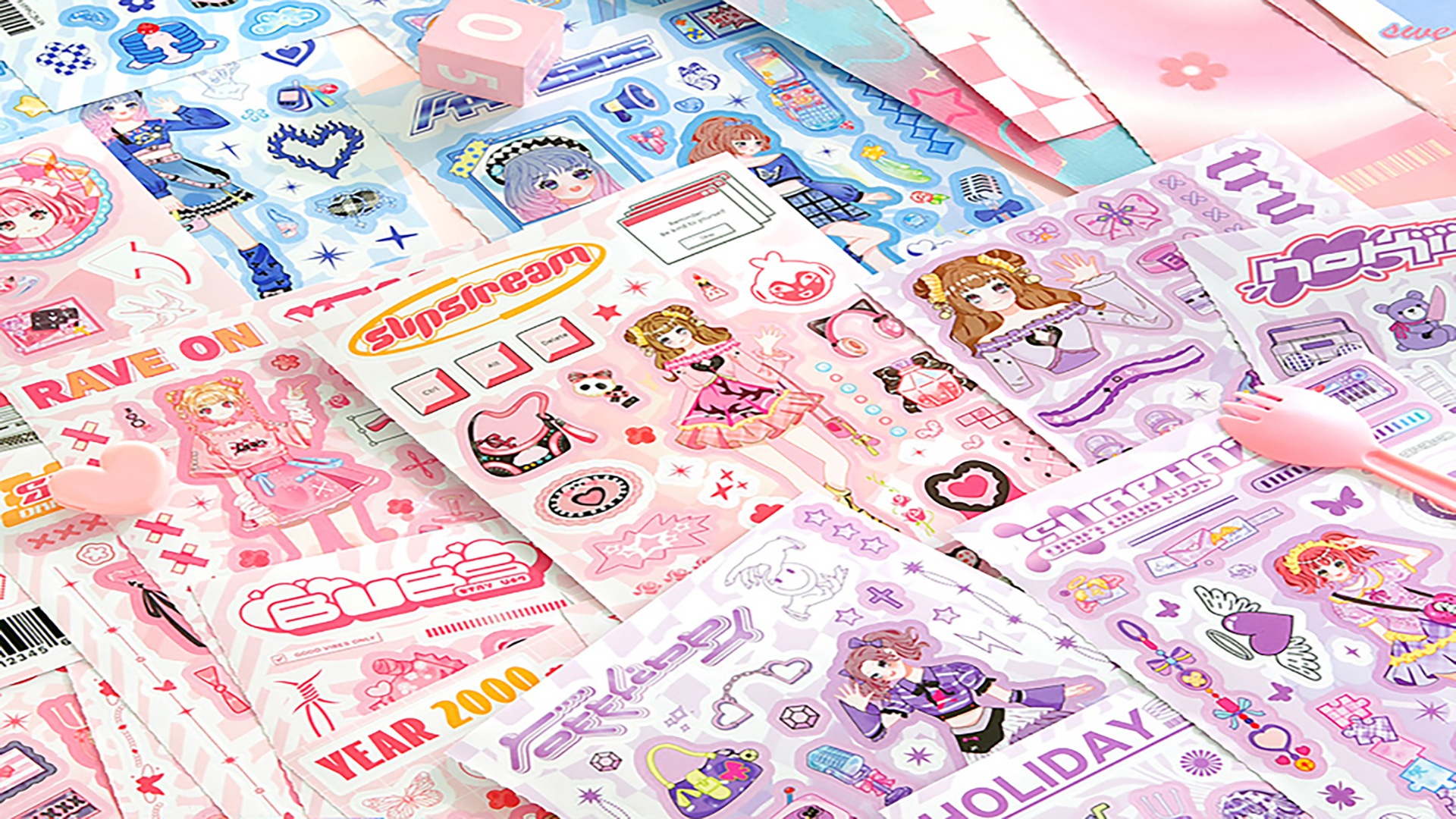 Libro Adesivi 3D Giapponese Retro – Oltre 800 Sticker Kawaii Showa Style – Per Scrapbooking, Diari E Decorazioni – Regalo Perfetto