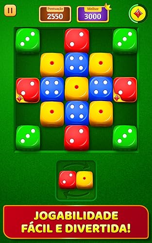 Quebra-cabeças de Dados: Jogo de Quebra-cabeça de Dados para Crianças e Adultos com Diversão Intermi