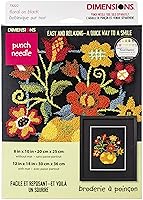 Algopix Similar Product 20 - Dimensions Floral on Black Punch Needle