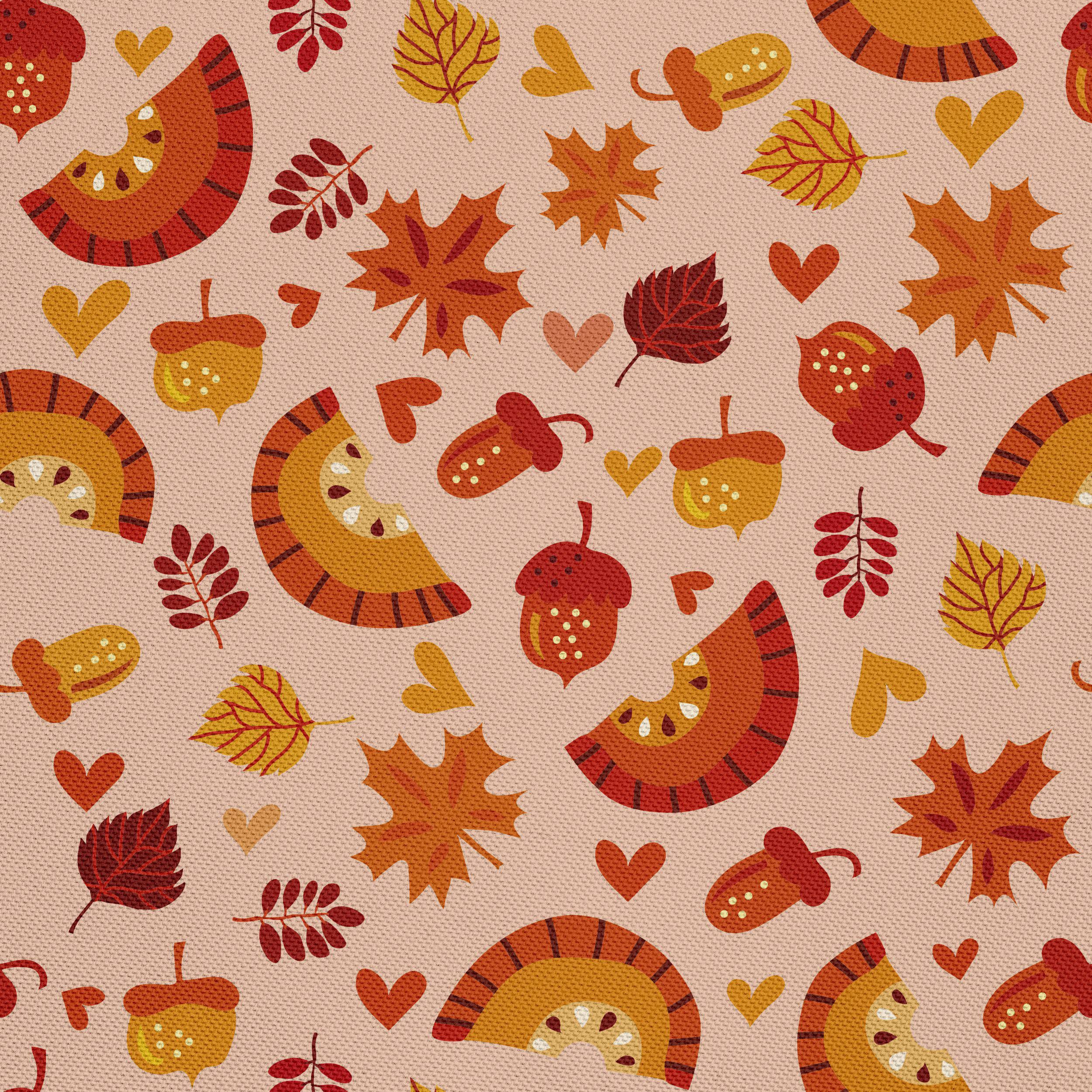 HEKO PANELS Oxford Fabric by Metre for Sewing Canvas Polyester Sewing Fabrics Decorative Material Water-Resistant Waterproof Non Transparent Autumn Leaves 1 Meter 155 x 100 cm 5 x 3 ft