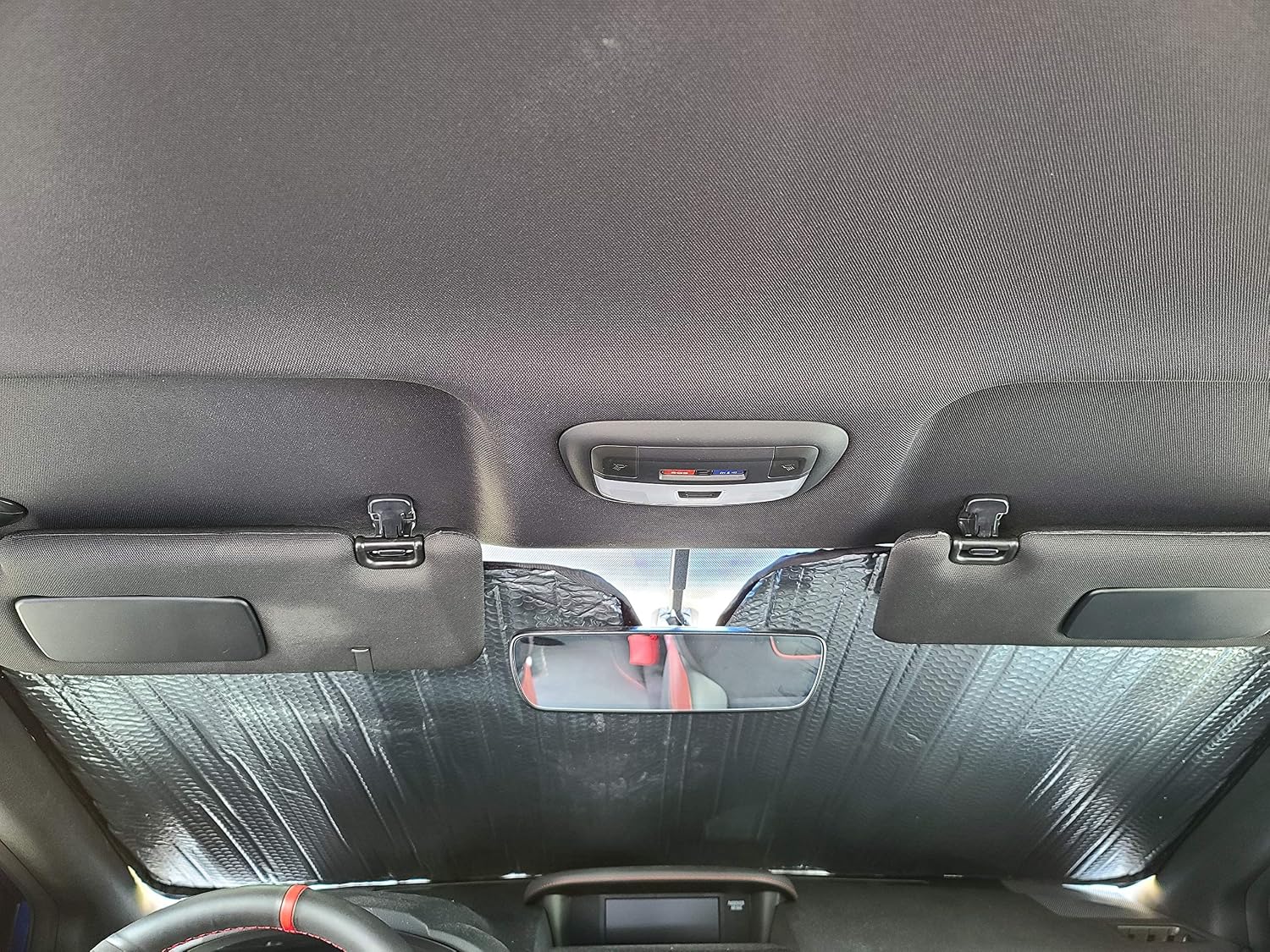 Autotech Zone Sunshade for 2018-2023 Tesla Model 3, Custom-fit Windshield Sun Shade