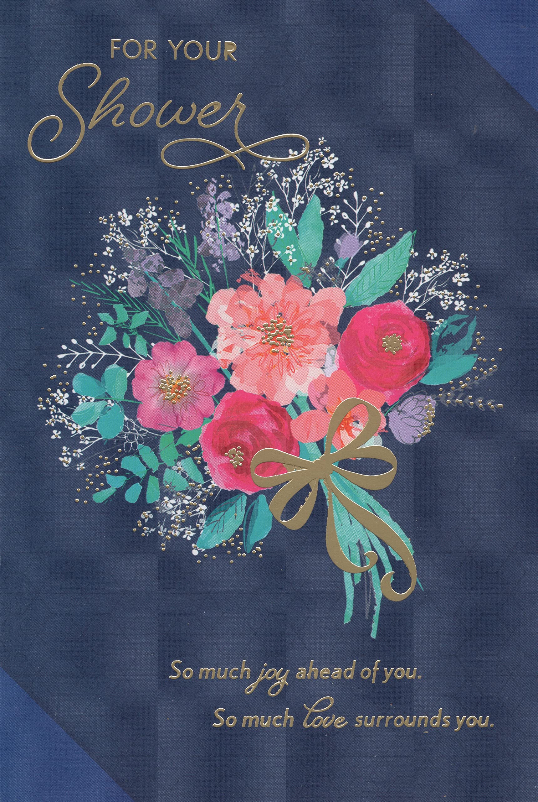 Warm BRIDAL SHOWER Card FOR BRIDE Gifts, Pink, By American Greetings Envelope - View #5