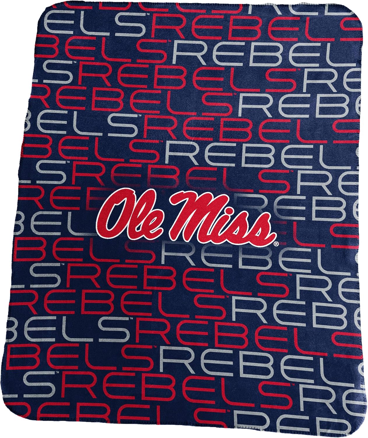 Logo Brands Officially Licensed NCAA Unisex Classic Fleece Blanket, One Size, Team Color