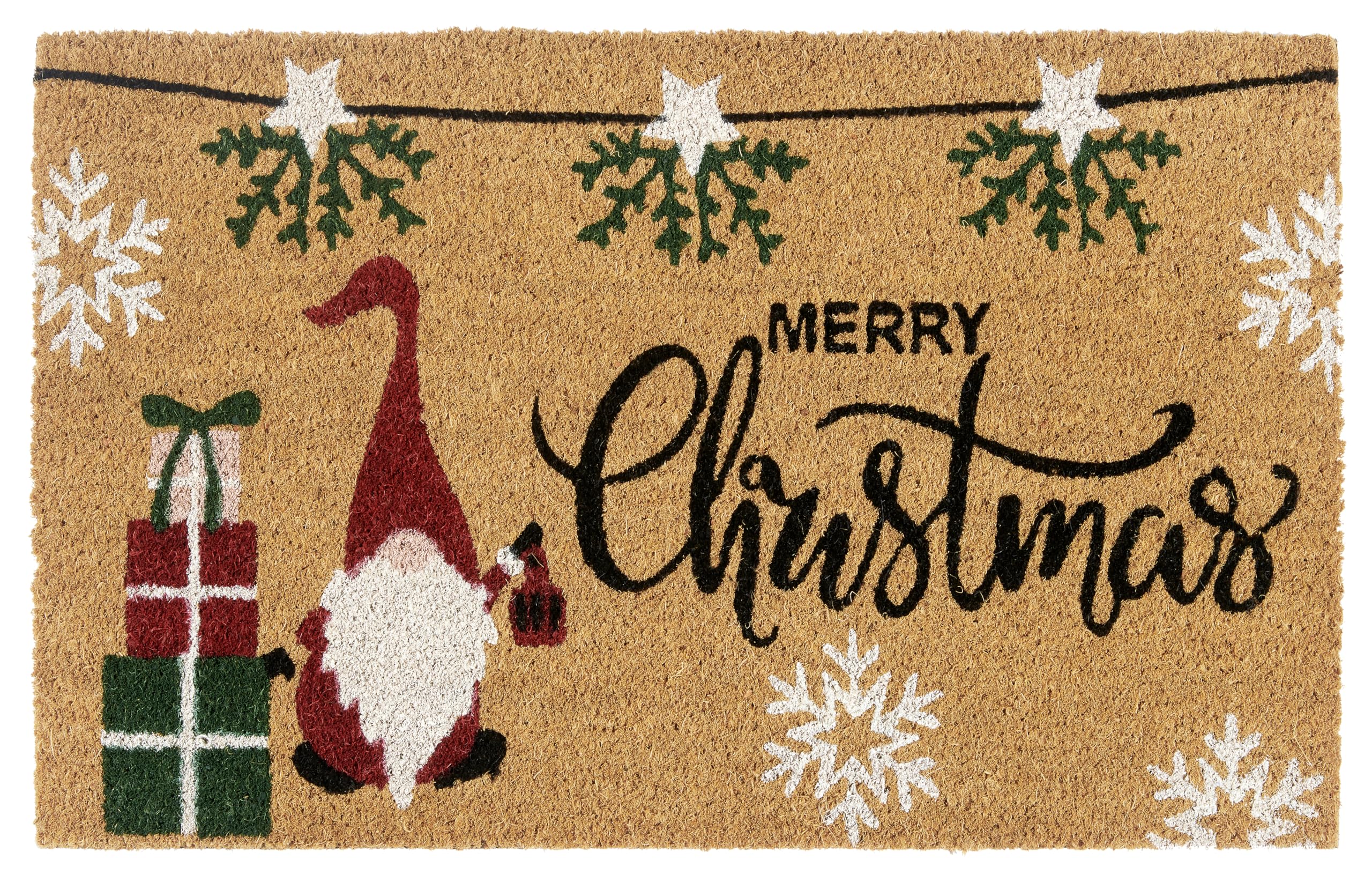Paillasson en coco naturel Hanse Home 40x70 cm tapis d'entrée antidérapant