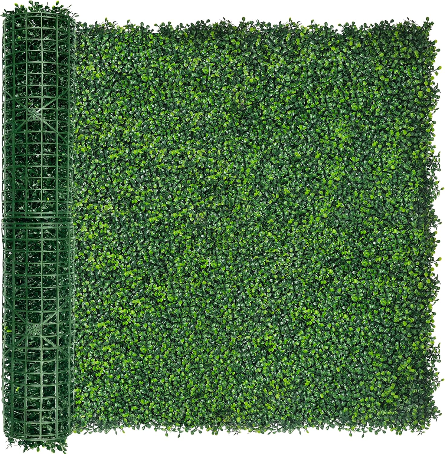 artificial ivy privacy fence screen:40"x 120" (34 sqft) 4-layer leaf uv-anti faux greenery boxwood backdrop ivy vine leaf fence panels for outdoor, indoor, garden,backyard and decor 40"x120" boxwood
