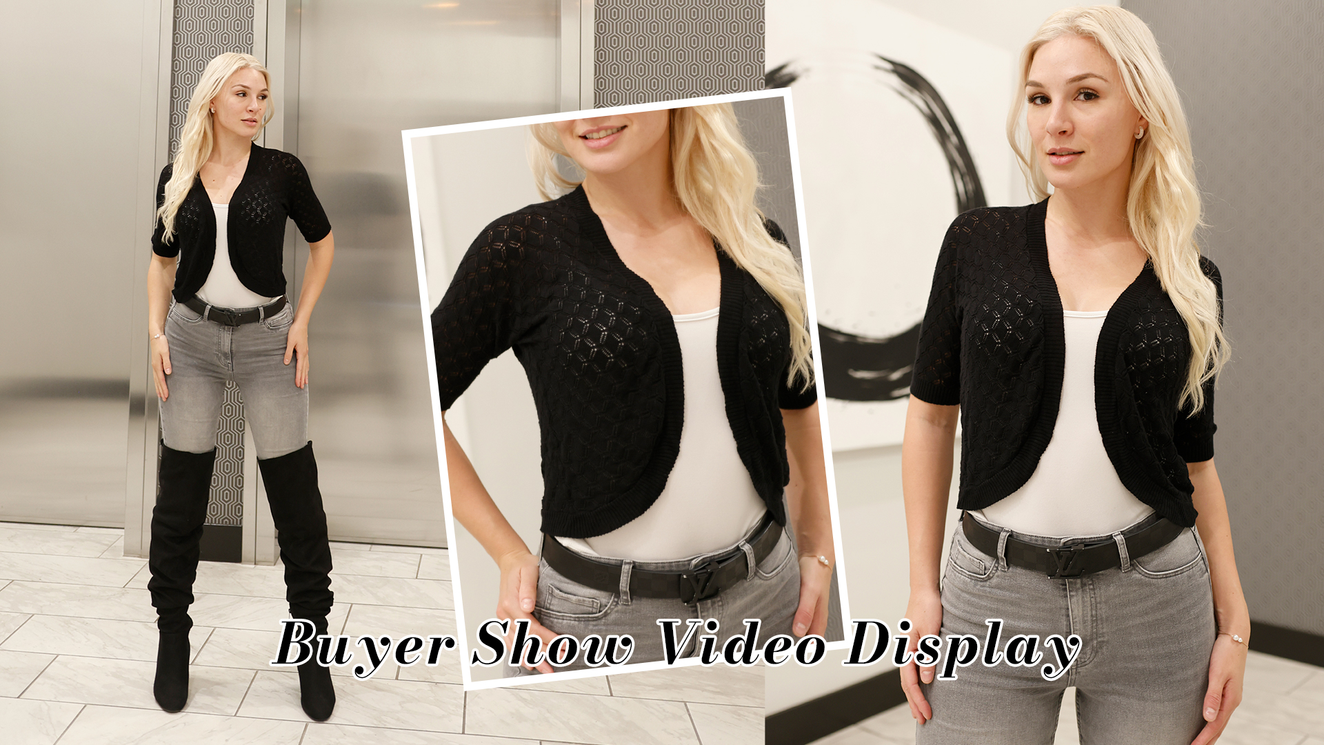 LOMON Womens Summer Cardigan Short Sleeve Cropped Open Front