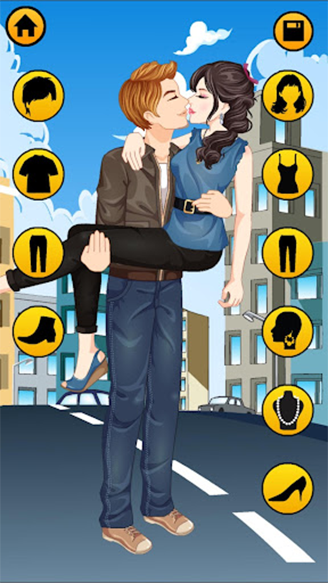 Couple Kissing Dress up games fashion Makeover App on Amazon Appstore