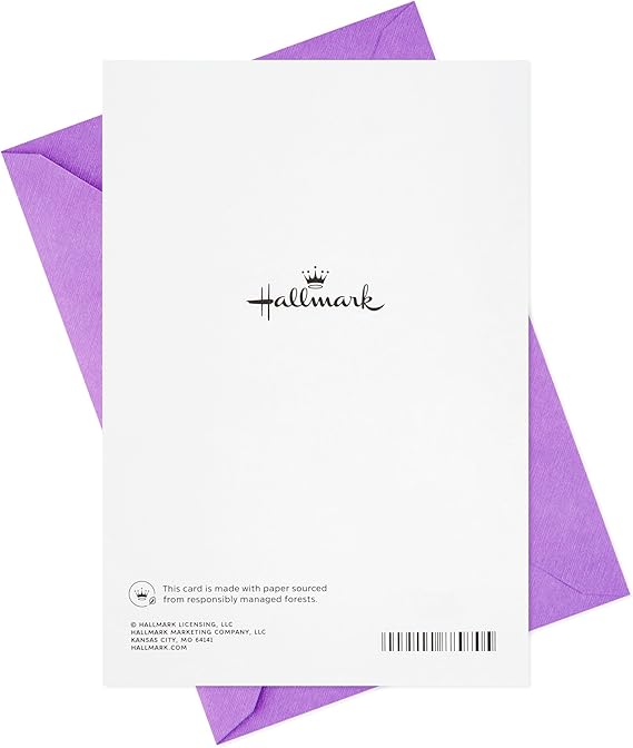 Hallmark Birthday Greeting Card for Mom (Purple Flower)