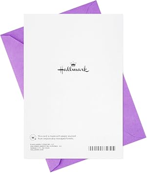 Hallmark Birthday Greeting Card for Mom (Purple Flower)
