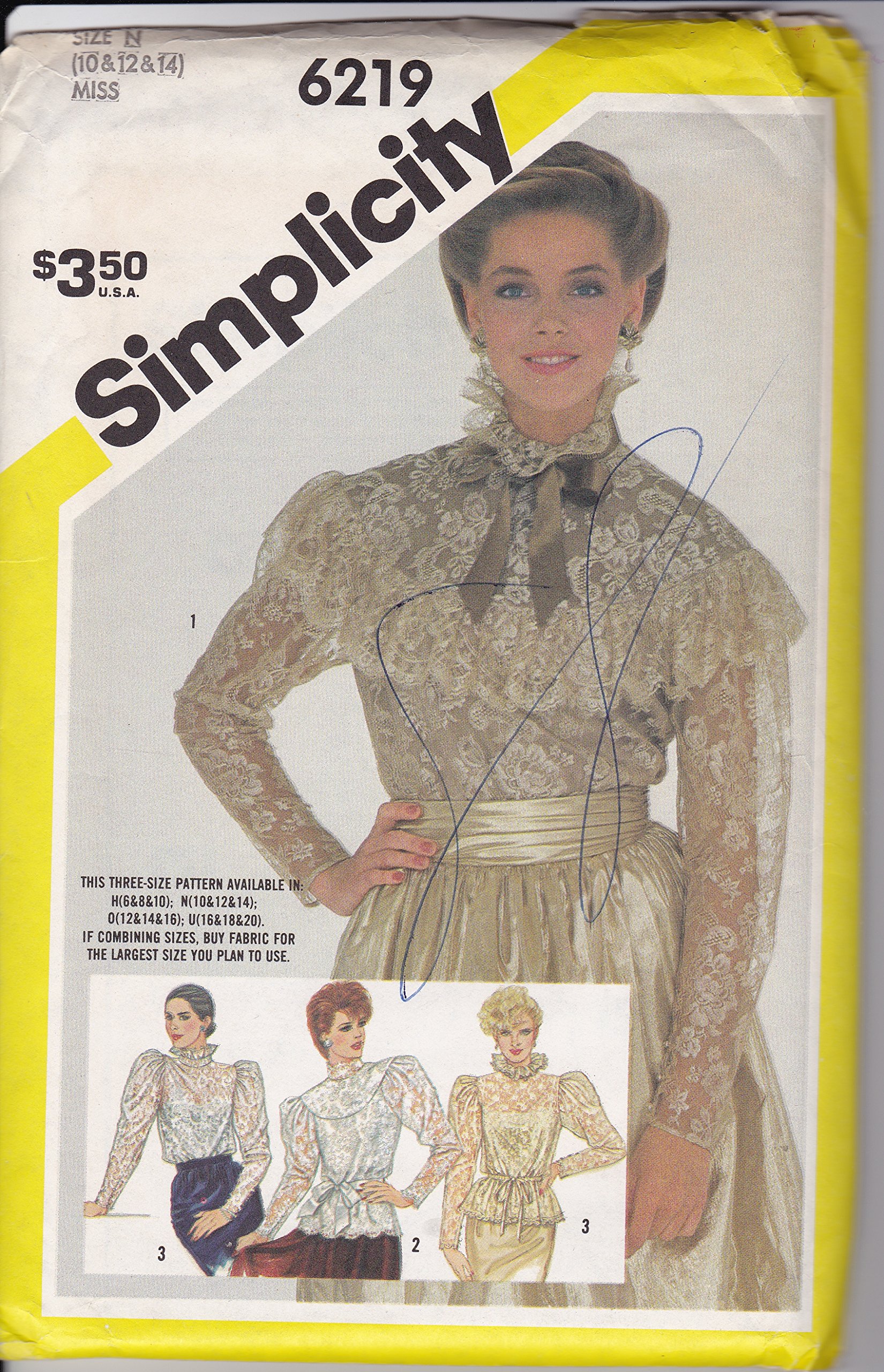 Patron chemisier en dentelle Simplicity 6219 pour vos tenues de soirée
