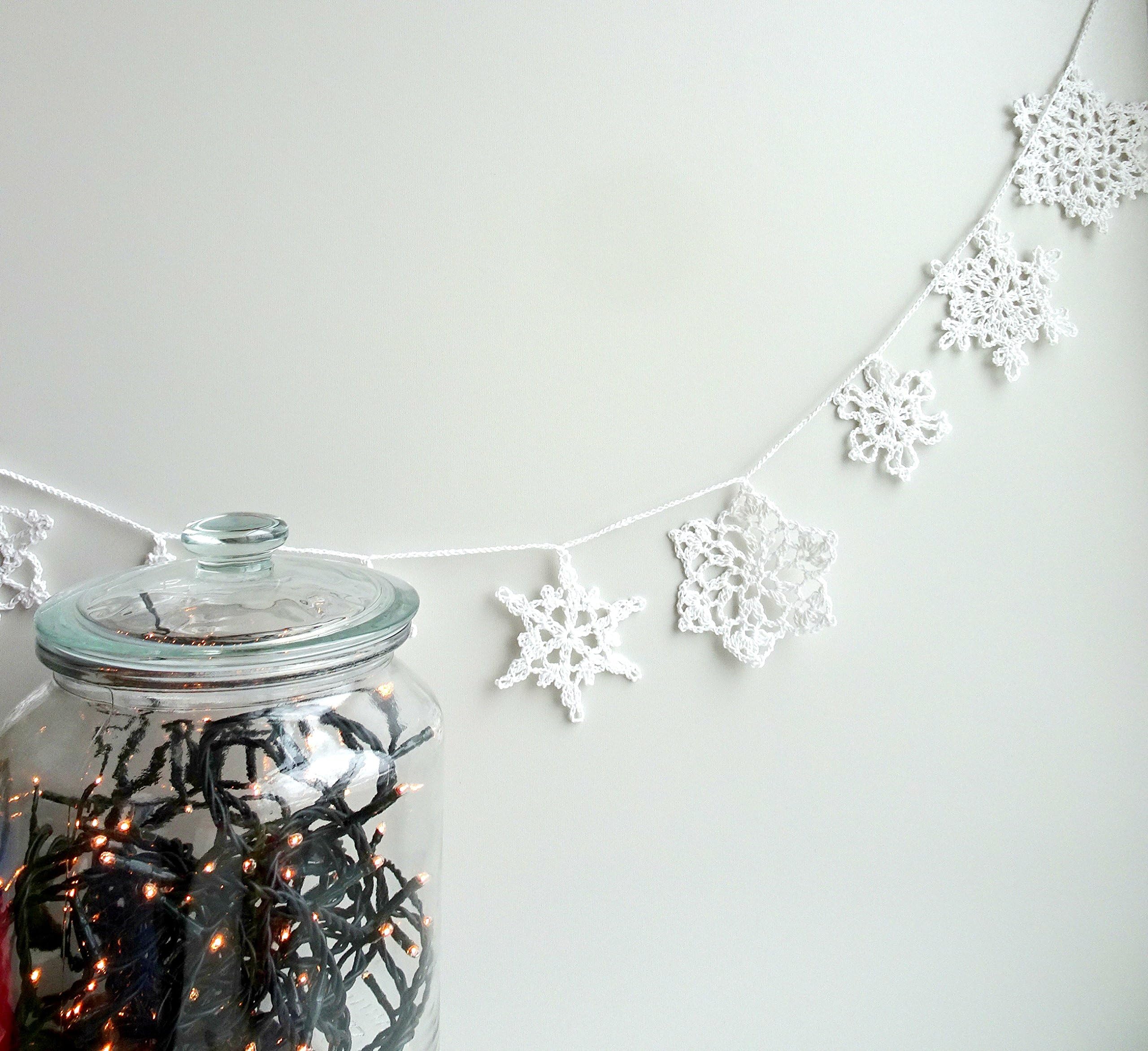 Christmas garland - snowflakes decor