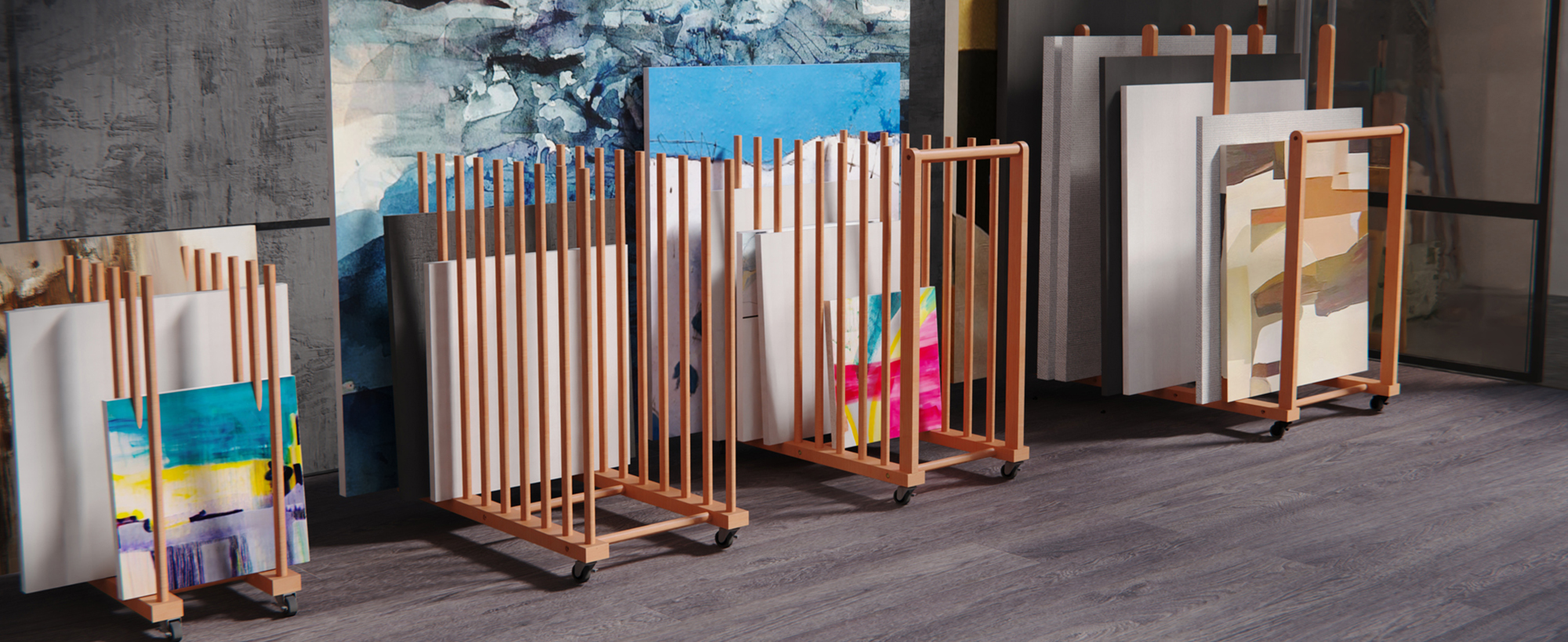 Amazon.com: UNZERO Art Storage Rack, Art Canvas Storage, Canvas