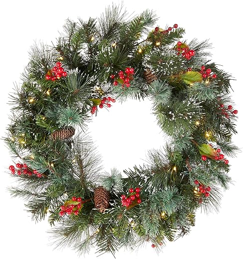 Artificial Christmas Wreath Green