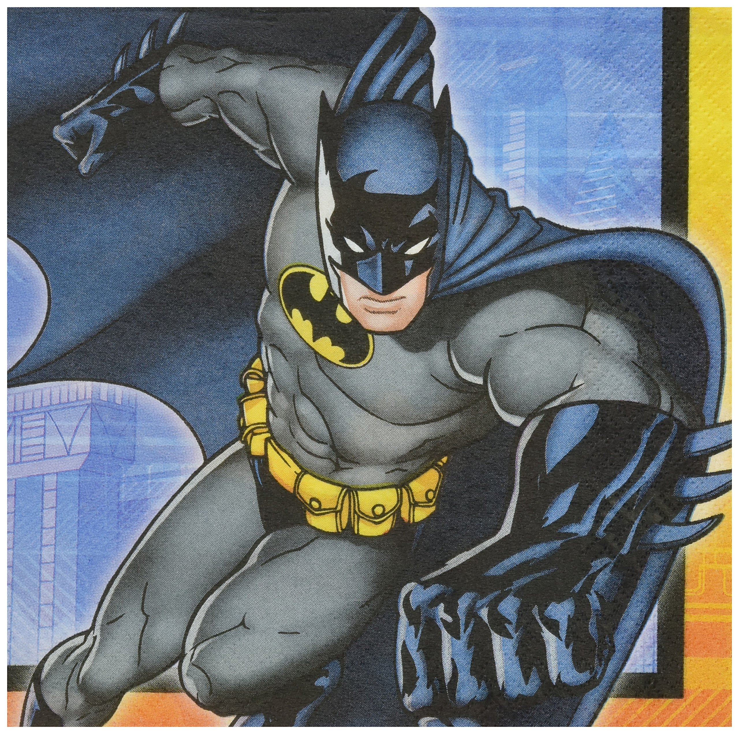 Amscan International Papierservietten, 33 cm, Batman-Motiv