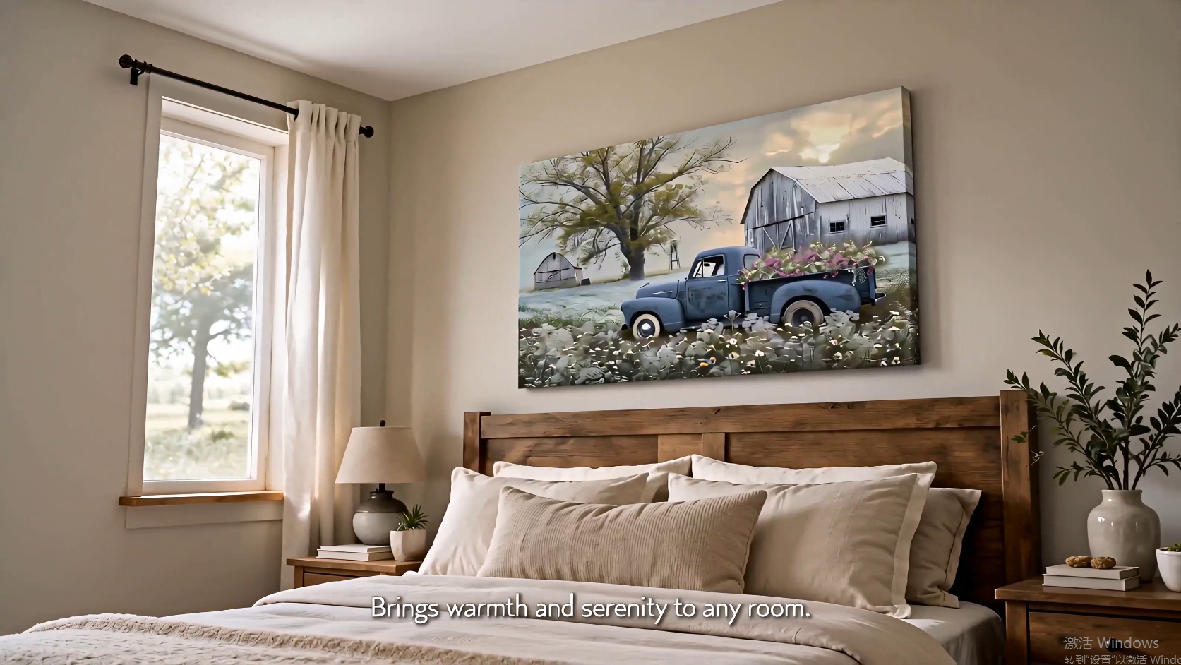 Amazon.com: Farmhouse Old Truck Canvas Wall Art, Old Barn Pictures