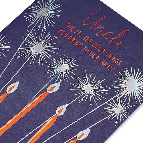 Miniatura 5 de American Greetings Tarjeta de cumpleaños para tío (Everything You Wish)