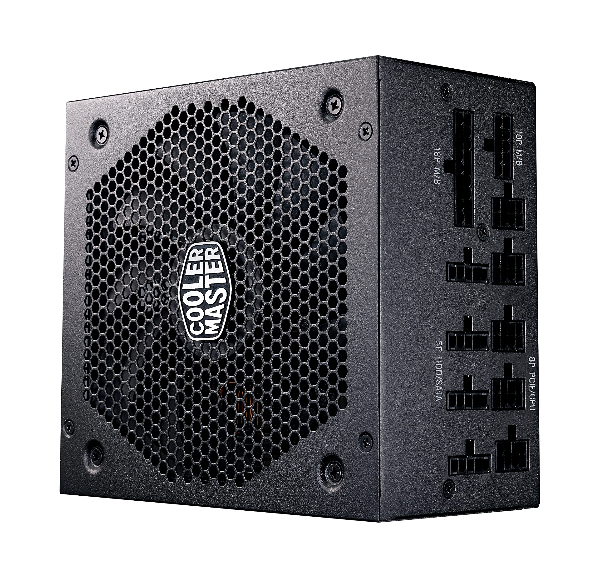 Cooler Master V850 Gold V2 PSU, Enchufe EU: 850W, 80 PLUS Gold, Modular Total, Fuente de Alimentación ATX, Ventilador FDB 135mm, Modo Semi-Fanless, 10 Años Garantía, Cables PCI-e 16AWG, Edición Negra
