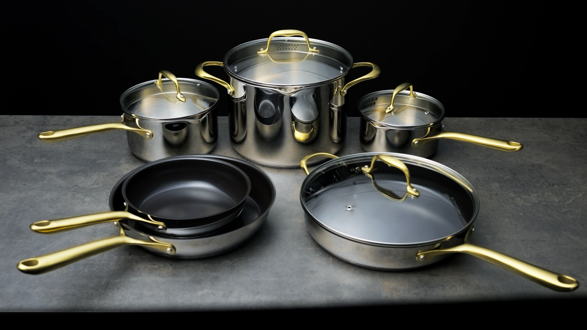 Amazon.com: ZLINE 10-Piece Non-Toxic Stainless Steel Cookware Set