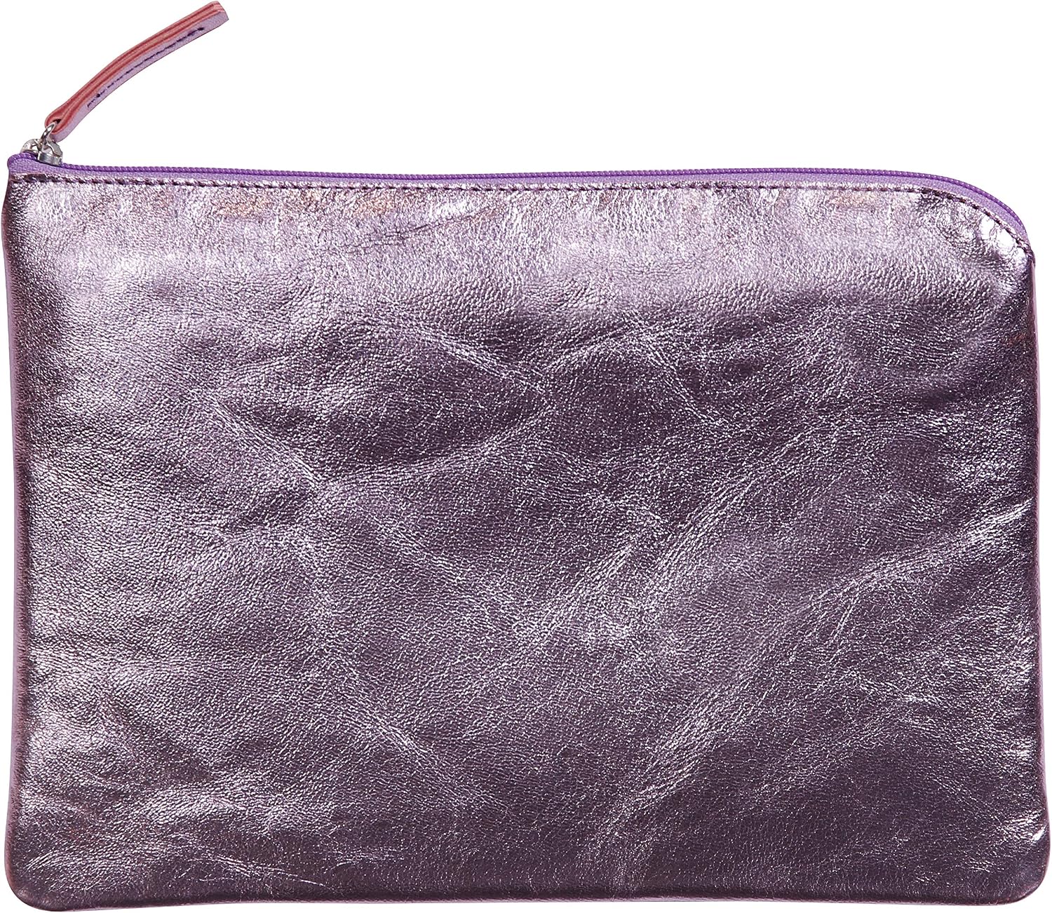Clairefontaine 410123C, One Flat Clutch, Universal Case, Dimensions: 23 x 16 cm, Made of Genuine Lambskin Leather